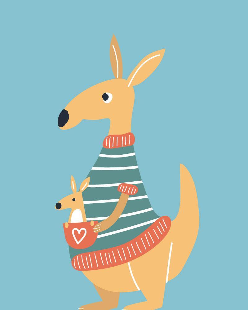 Djur - Känguru - Lilla Vän