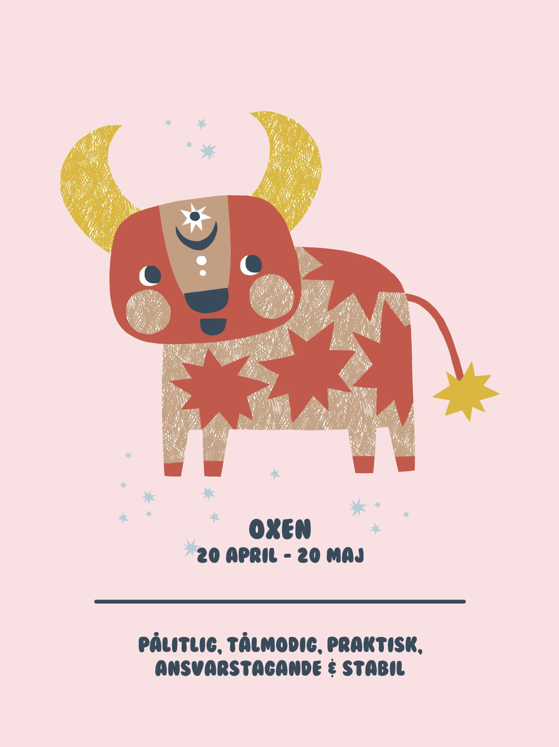 Stjärntecken - Illustration - Oxen