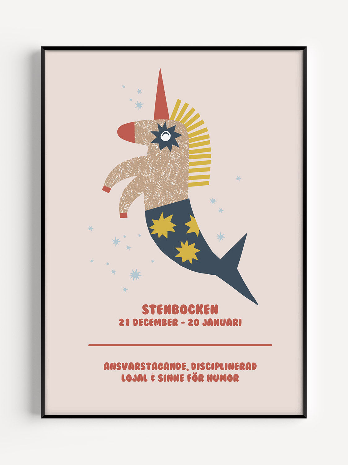 Stjärntecken - Illustration - Stenbocken