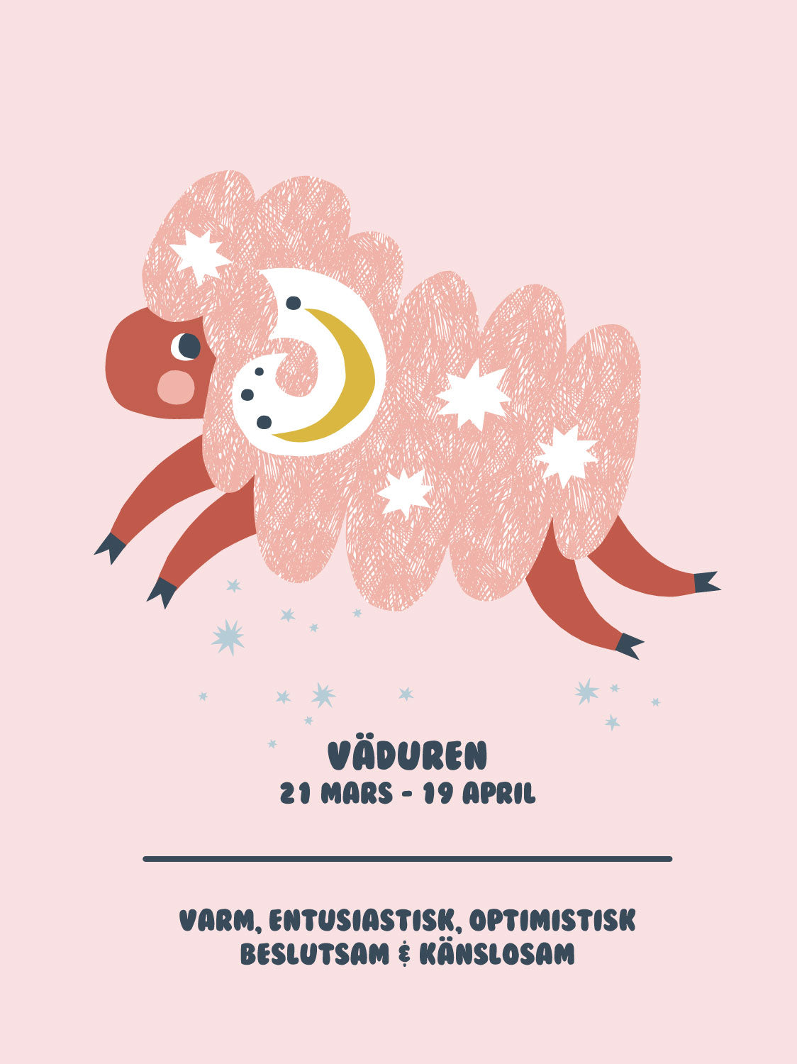 Stjärntecken - Illustration - Väduren