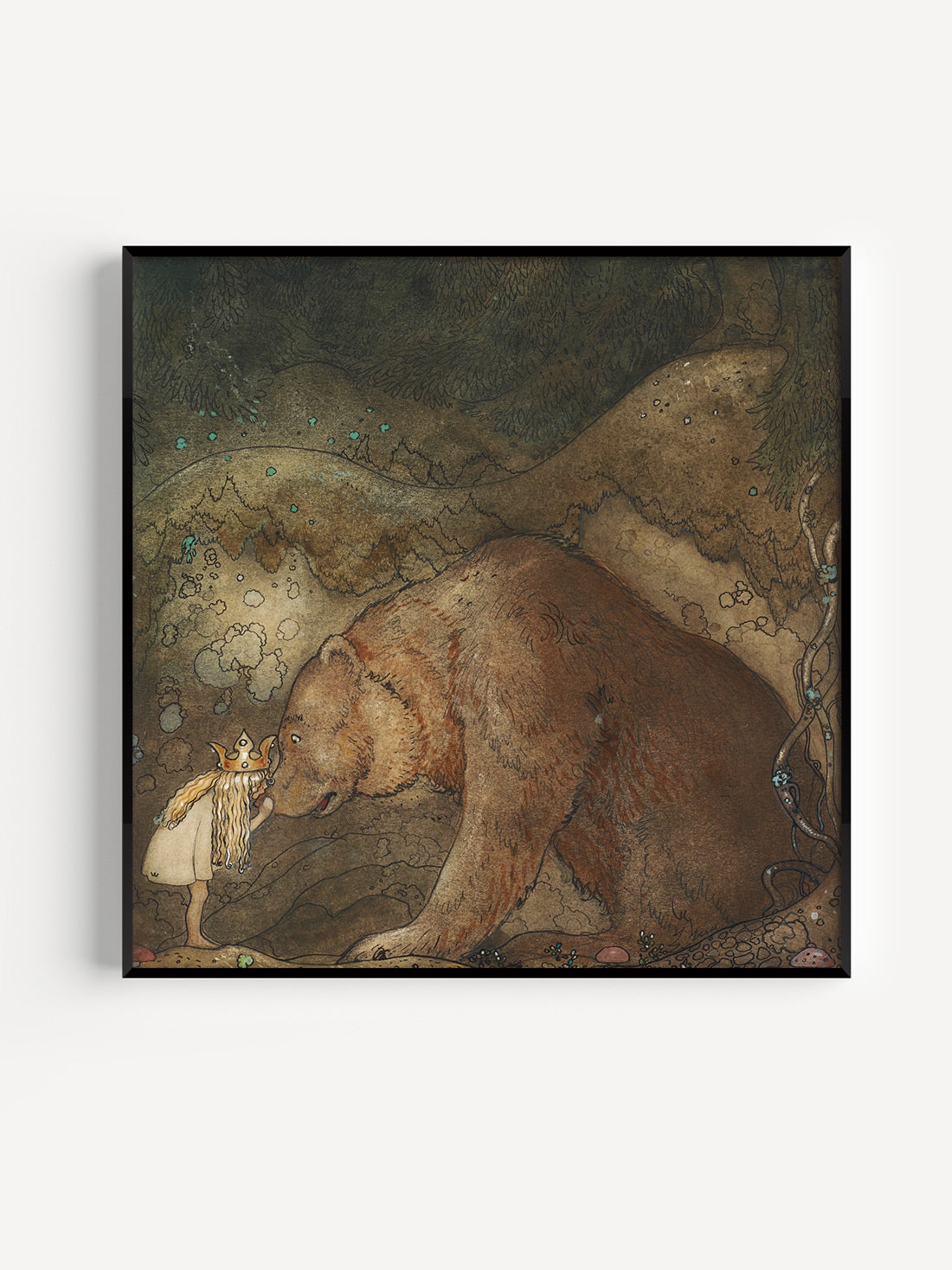 John Bauer - Stackars lilla Basse!