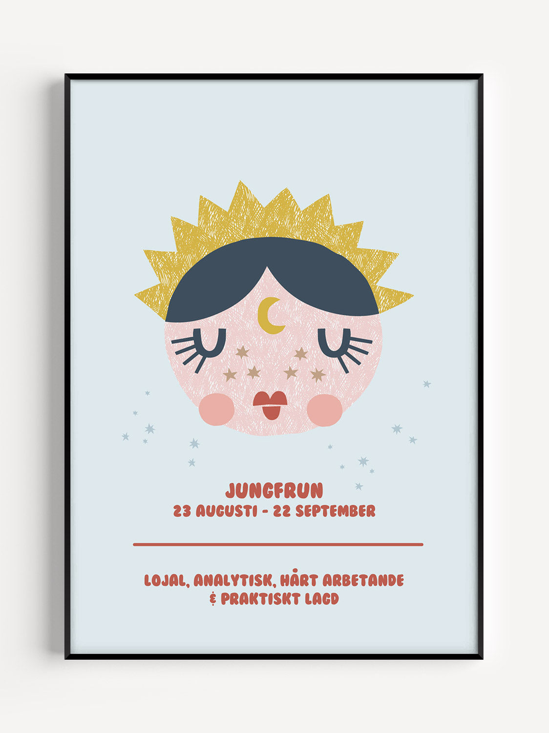 Stjärntecken - Illustration - Jungfrun