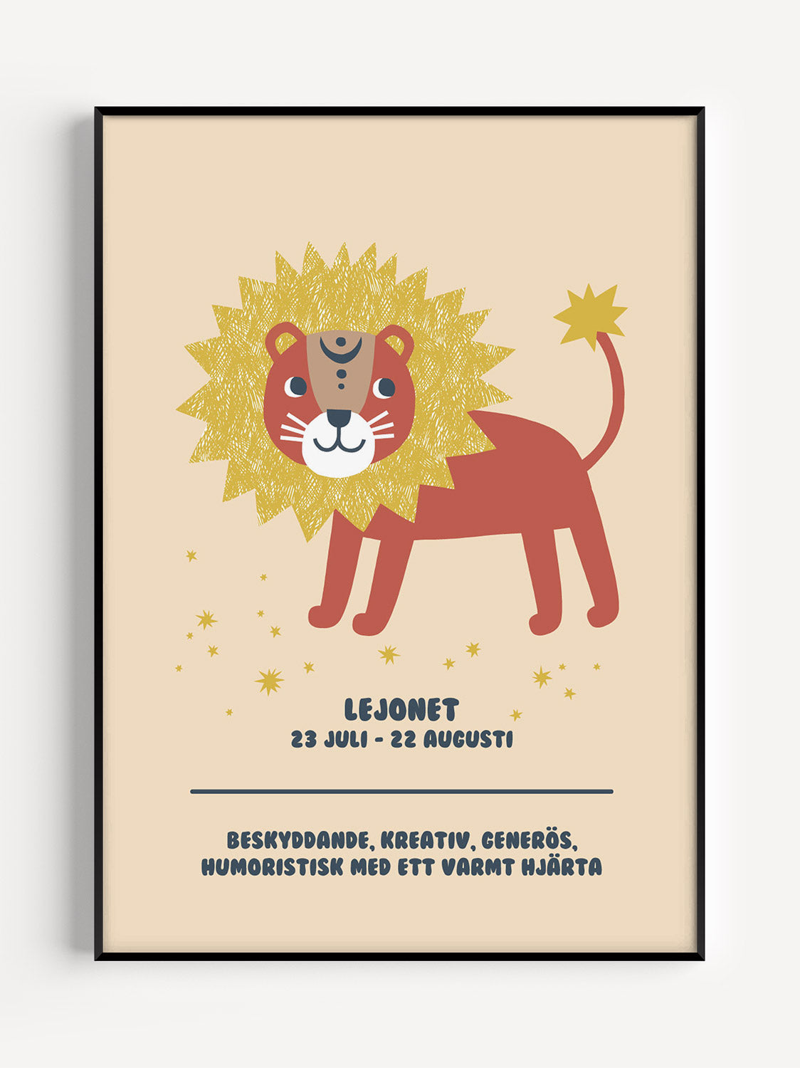 Stjärntecken - Illustration - Lejonet