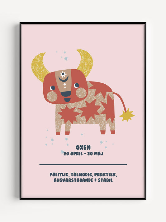 Stjärntecken - Illustration - Oxen